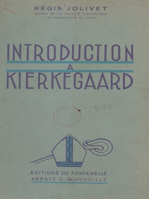cover image of Introduction à Kierkegaard